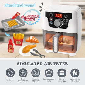 Playssnior Bojia air fryer toy with accessories sparks imaginative play and role-play kitchen fun