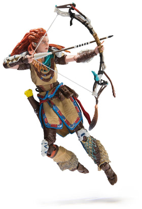 Aloy quiver accessory enhances authentic look.