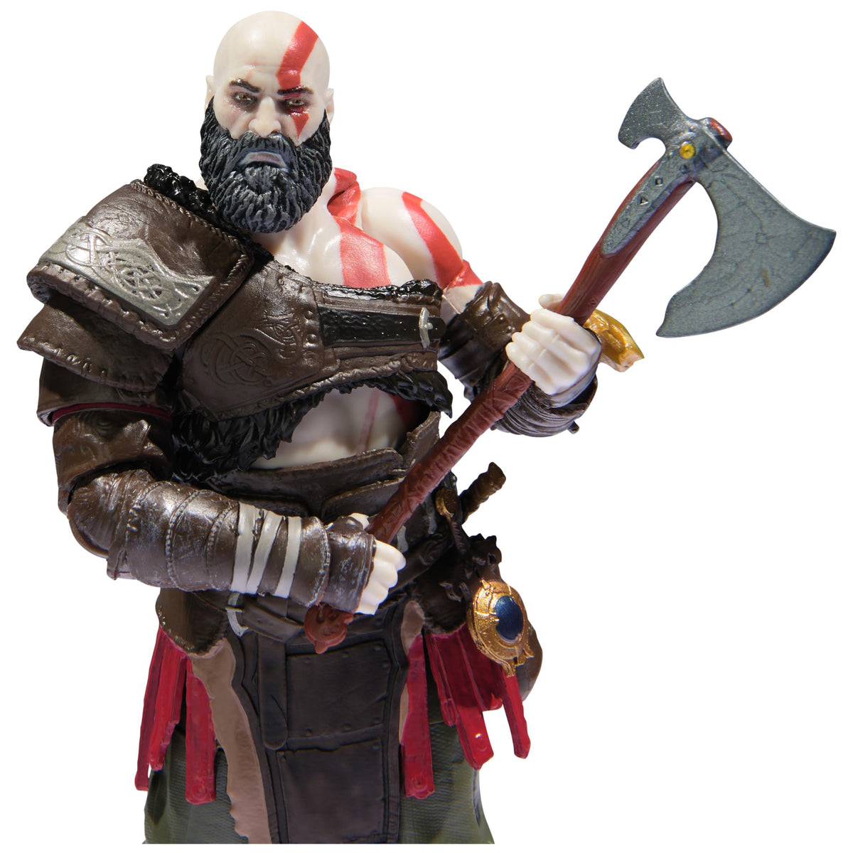 PlayStation Kratos with accessories setup showcases official license.
