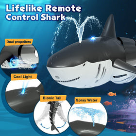 Playtigo shark flexible tail joints enabling realistic shark movement