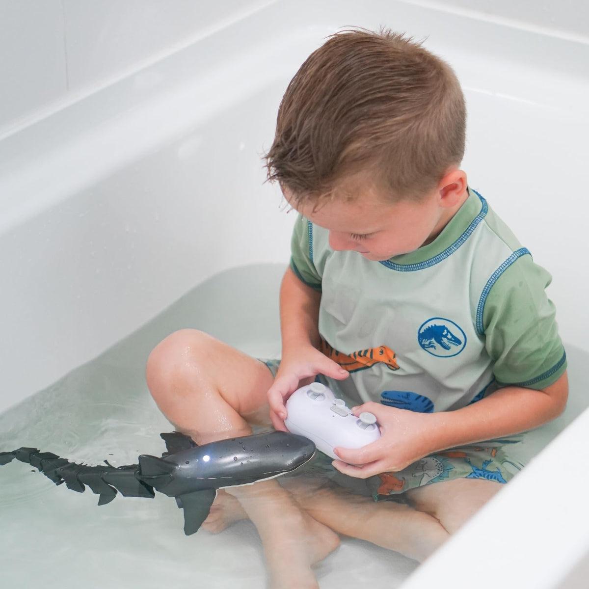 Playtigo shark gift-ready packaging for kids ages 6+