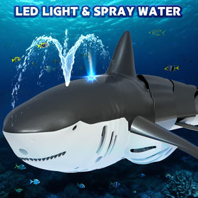 Playtigo shark remote control waterproof design for poolside or underwater steering