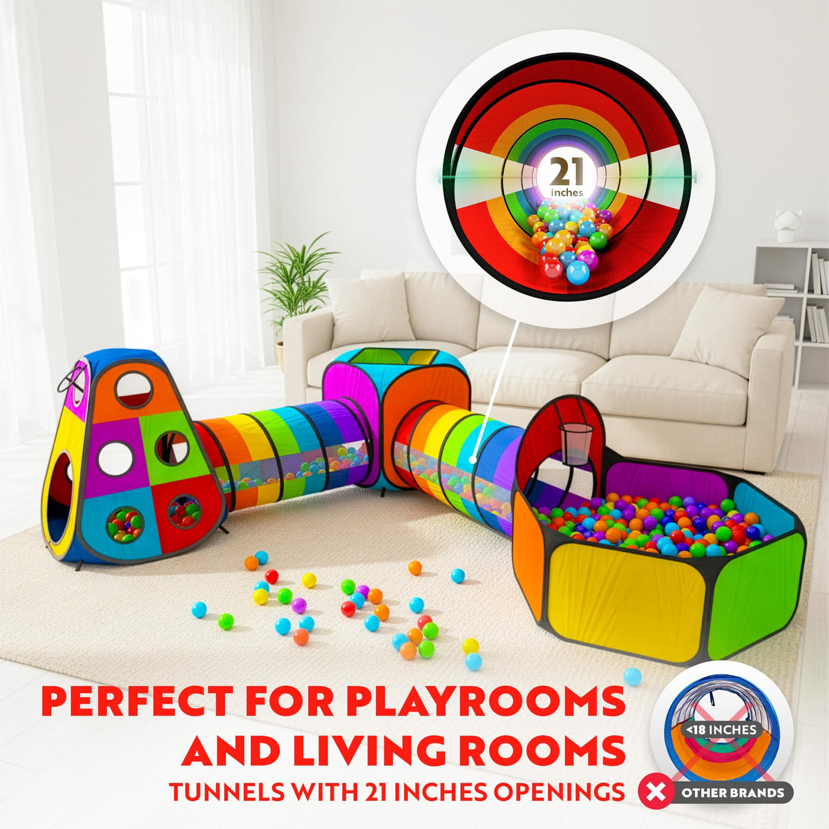 Playz basketball hoop accessory adds an interactive element to playtime