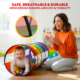 Playz compact fold-flat storage makes travel and storage effortless