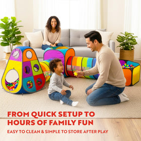 Playz compact storage carry case keeps the set neatly packed