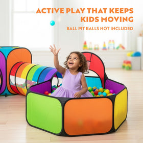 Playz crawl tunnels with interactive channels for exploration and movement