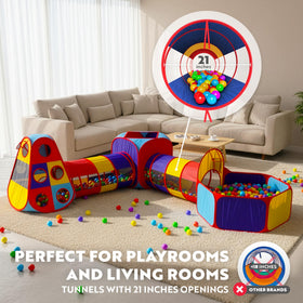Playz dartboard game with sticky balls enhances target play.
