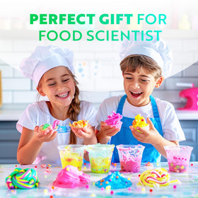 Playz Edible Slime Candy Kit worm eyeball molds in action.