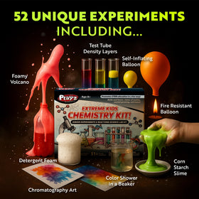 Playz Extreme Chemistry Set durable lab tools enable safe, repeated experiments