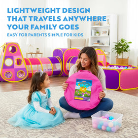 Playz foldable storage carry case—portable storage for easy transport.