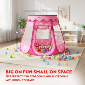 Playz Glow-in-the-Dark Stars design enhances magical nighttime play