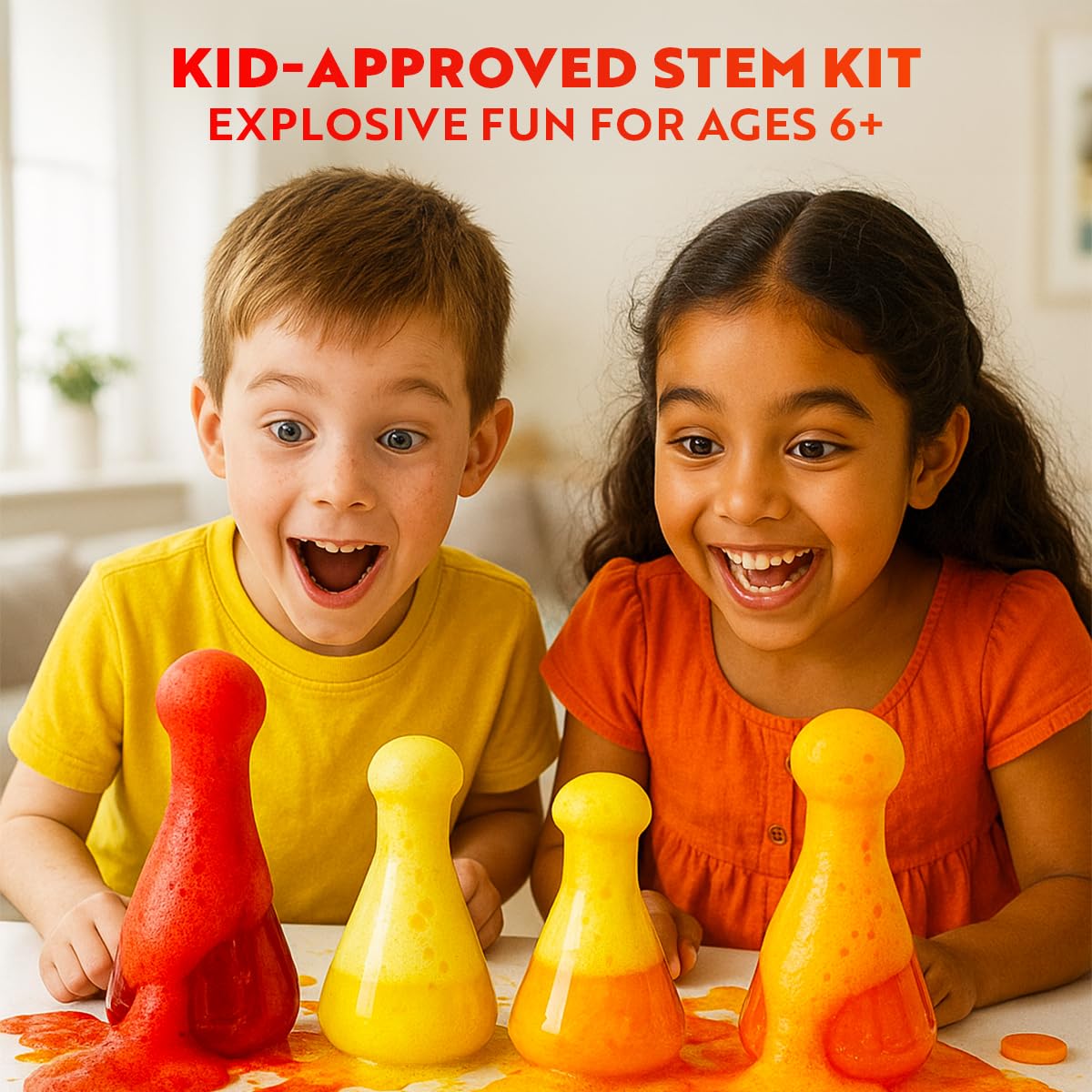 Playz Mega Kaboom safety-gear and setup image emphasizing safe, organized learning.