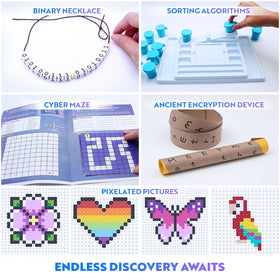 Playz Mystery Mazes activity reveals problem solving through puzzles.