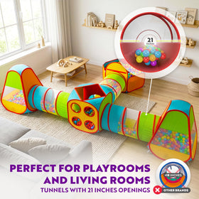 Playz pop-up tents with easy-locks enable quick storage and transport.