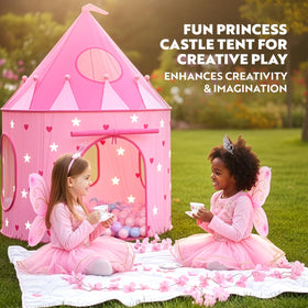 Playz Princess Castle Tent fits 2–3 kids for group play
