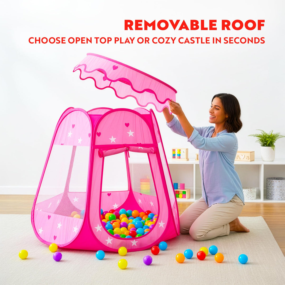 Playz Removable roof top offers versatile play space