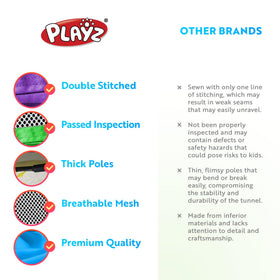 Playz ultra durable steel frame supports active, long-lasting use