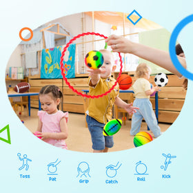 PlayZap ball set suitable for indoor and outdoor play across various spaces