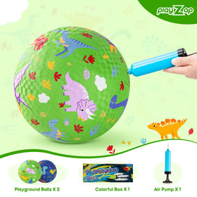 PlayZap balls ideal for dodgeball and kickball in indoor or outdoor settings.