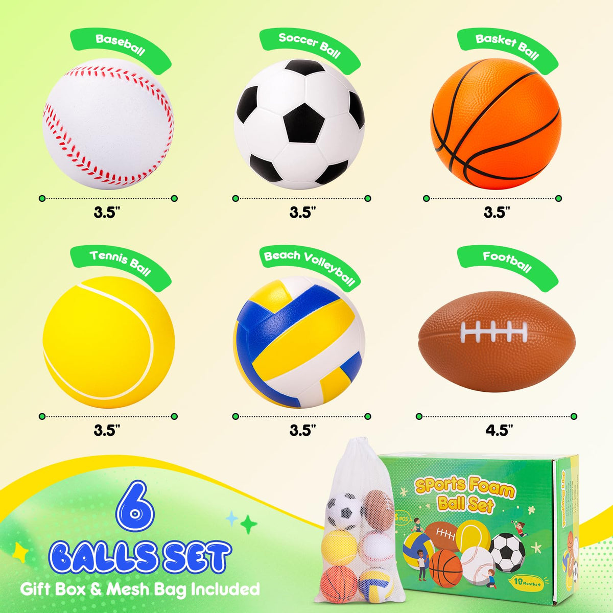 PlayZap football foam ball—soft grip for early kicking