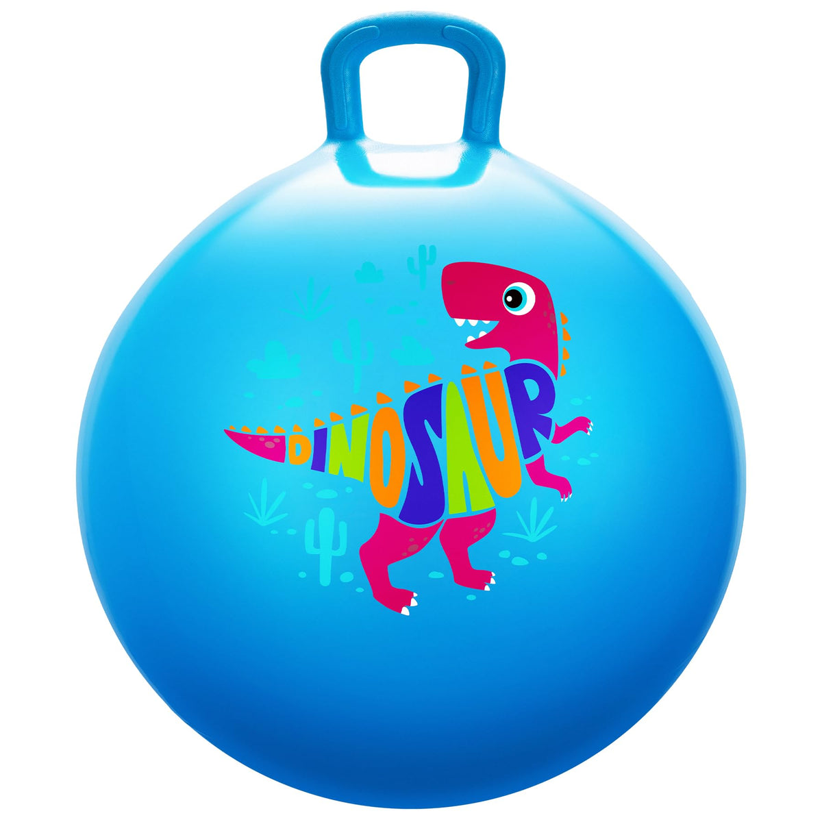 PlayZap hopper ball blue 18-inch ready for energetic outdoor play and balance.