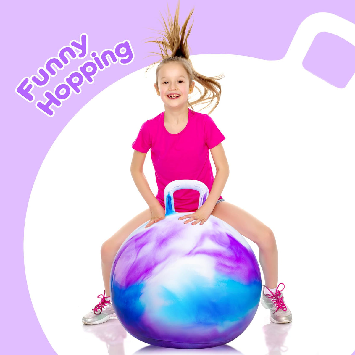 Durable thickened material on the PlayZap hopper ball resists wear