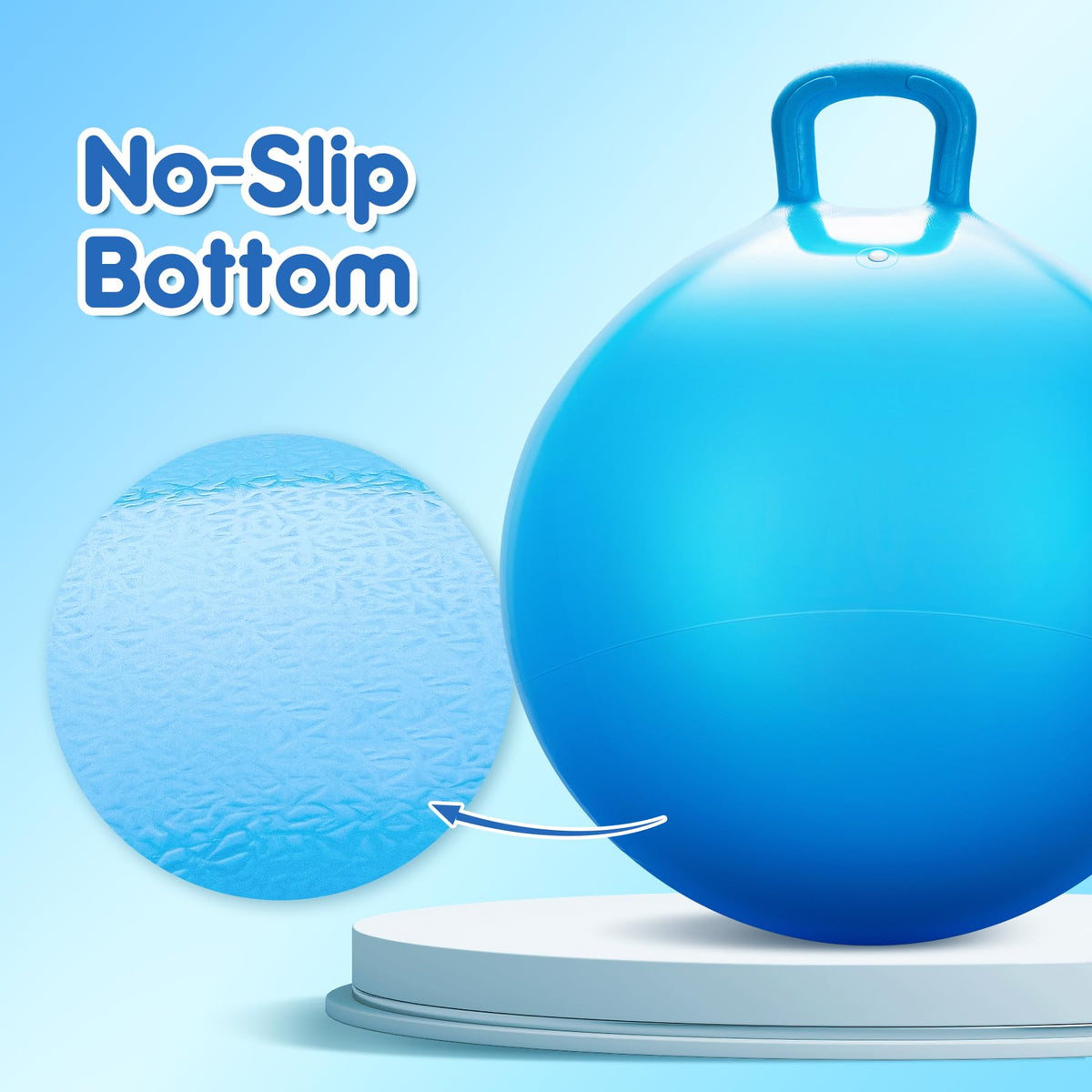 PlayZap hopper ball designed for kids 3+ with fun exercise.