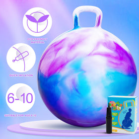 Kids enjoying outdoor play with PlayZap hopper ball
