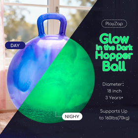 Leak-resistant valve on PlayZap hopper ball maintains inflation through play sessions.