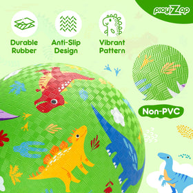 PlayZap rubber ball that is safe and durable for energetic kids.