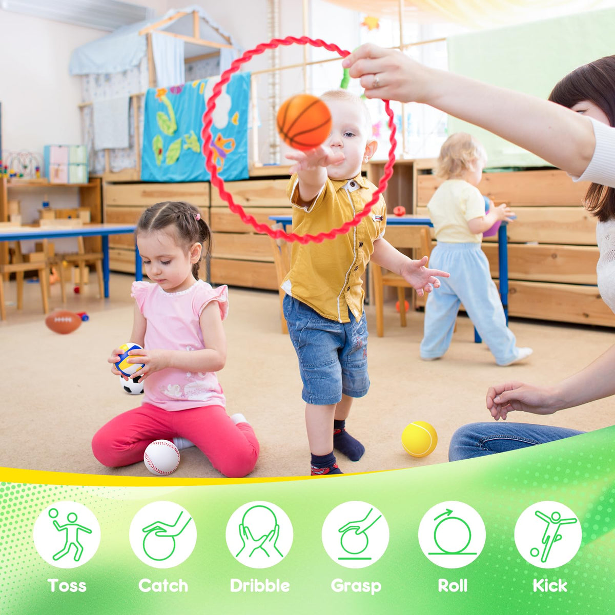 PlayZap soccer ball—soft surface for indoor or outdoor play