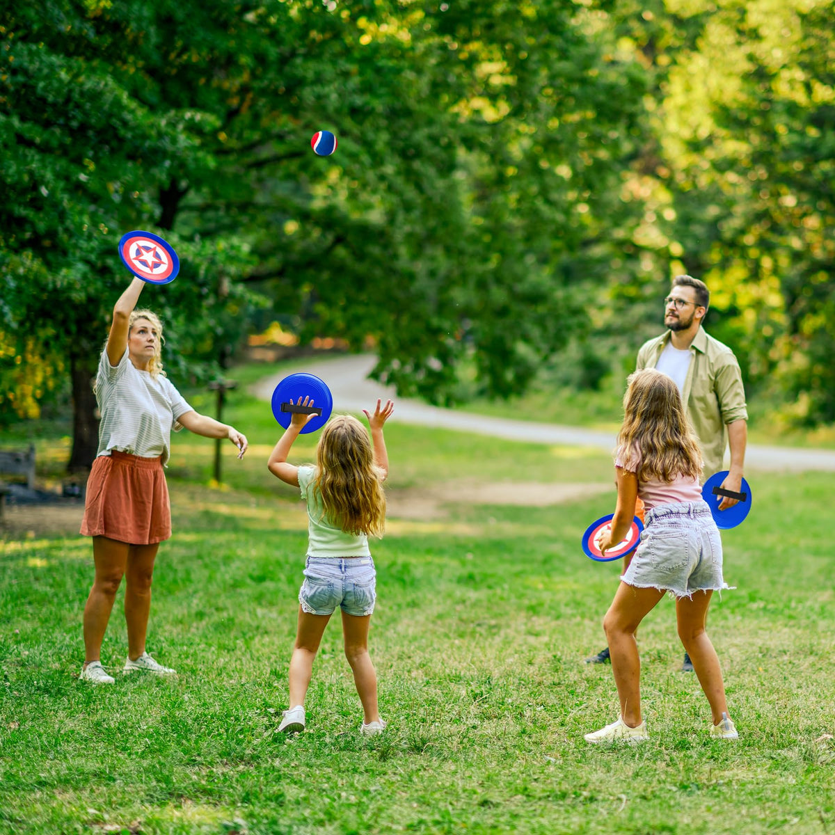 PlayZap storage bag keeps paddles and balls organized for parks and backyards.
