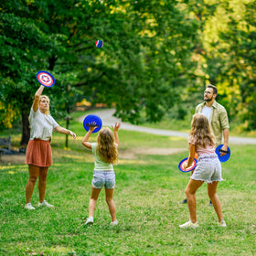 PlayZap storage bag keeps paddles and balls organized for parks and backyards.