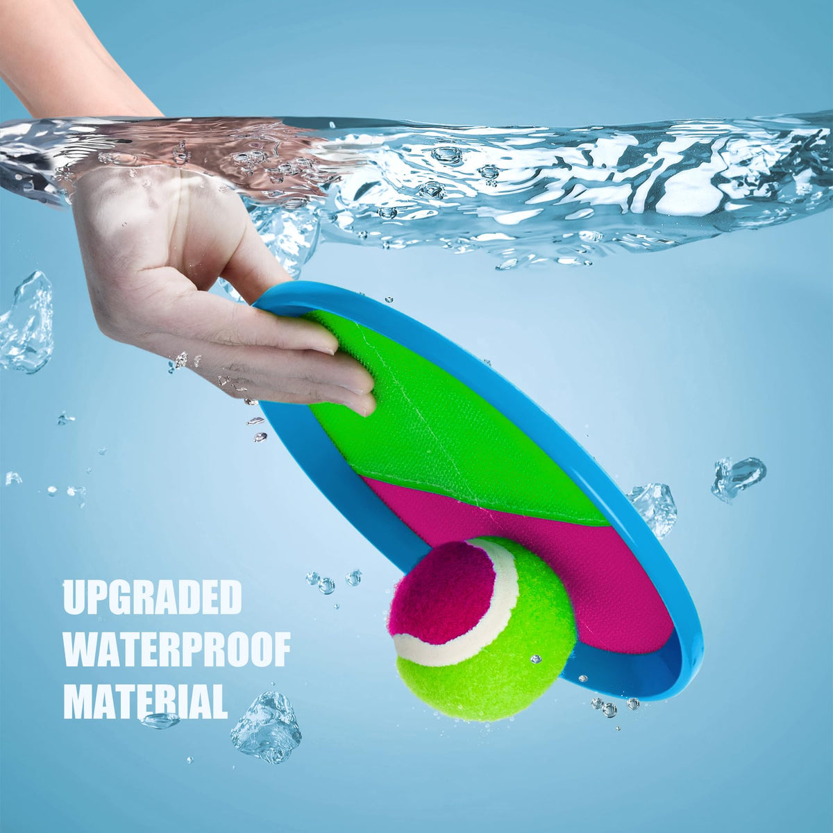 PlayZap storage bag keeps paddles and balls organized for travel.
