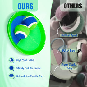 PlayZap toss and catch set used on beach or lawn for active fun