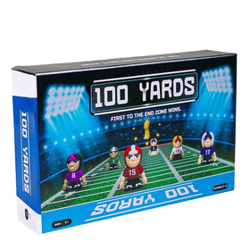 Plearn Pieces 100 Yards game box ready for quick family sessions.