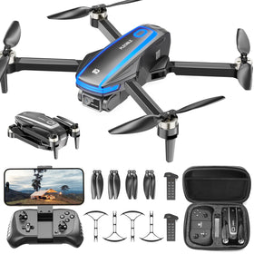 PLEGBLE PL515 4K camera with stabilization for crisp aerial footage.
