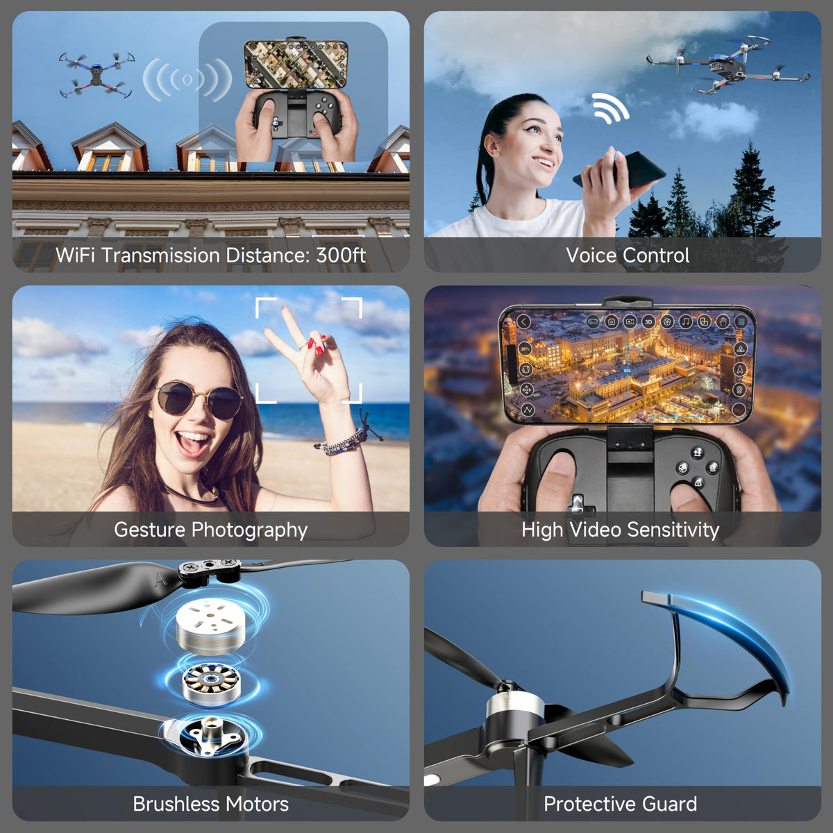 PLEGBLE PL515 FPV transmission for smooth live video during flight.