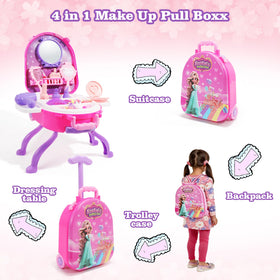 Plintone vanity backpack enables portable play and quick pack-away fun.