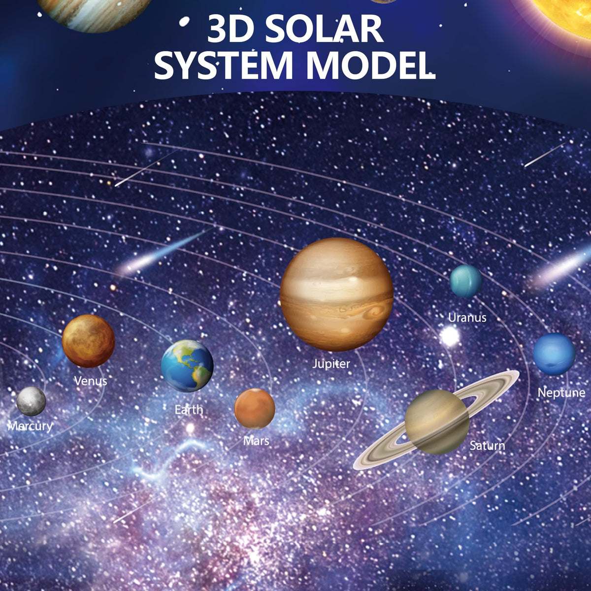 Pllieay 3D Solar System foam balls, ready for hands-on space modeling.