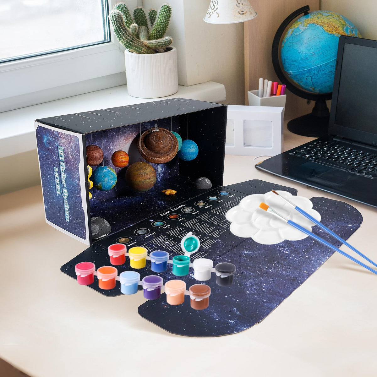 Pllieay 3D Solar System painting brushes for smooth color application.