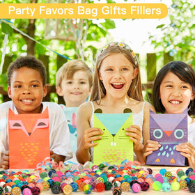Pllieay bouncy balls packaging showing bulk value for events and classrooms