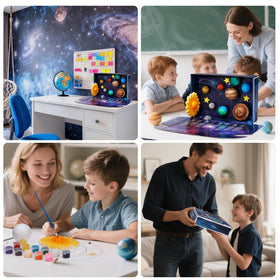 Pllieay color palette and paints offer bright pigments for coloring.