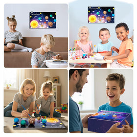 Pllieay educational solar-system-model inspires curiosity about space science.
