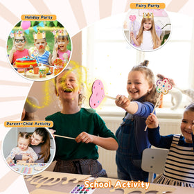 Pllieay Princess Fairy Wands Kit versatile party craft idea