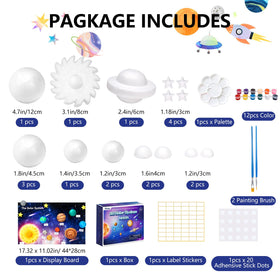 Pllieay space-decor-craft-kit doubles as space-themed room decor.