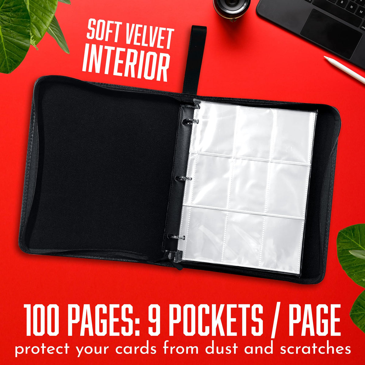 PLM bold red and white design makes a striking gift