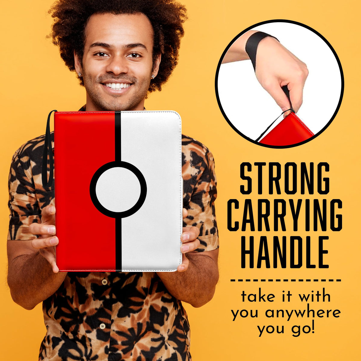 PLM Card Binder features 3-ring system for easy page adjustment