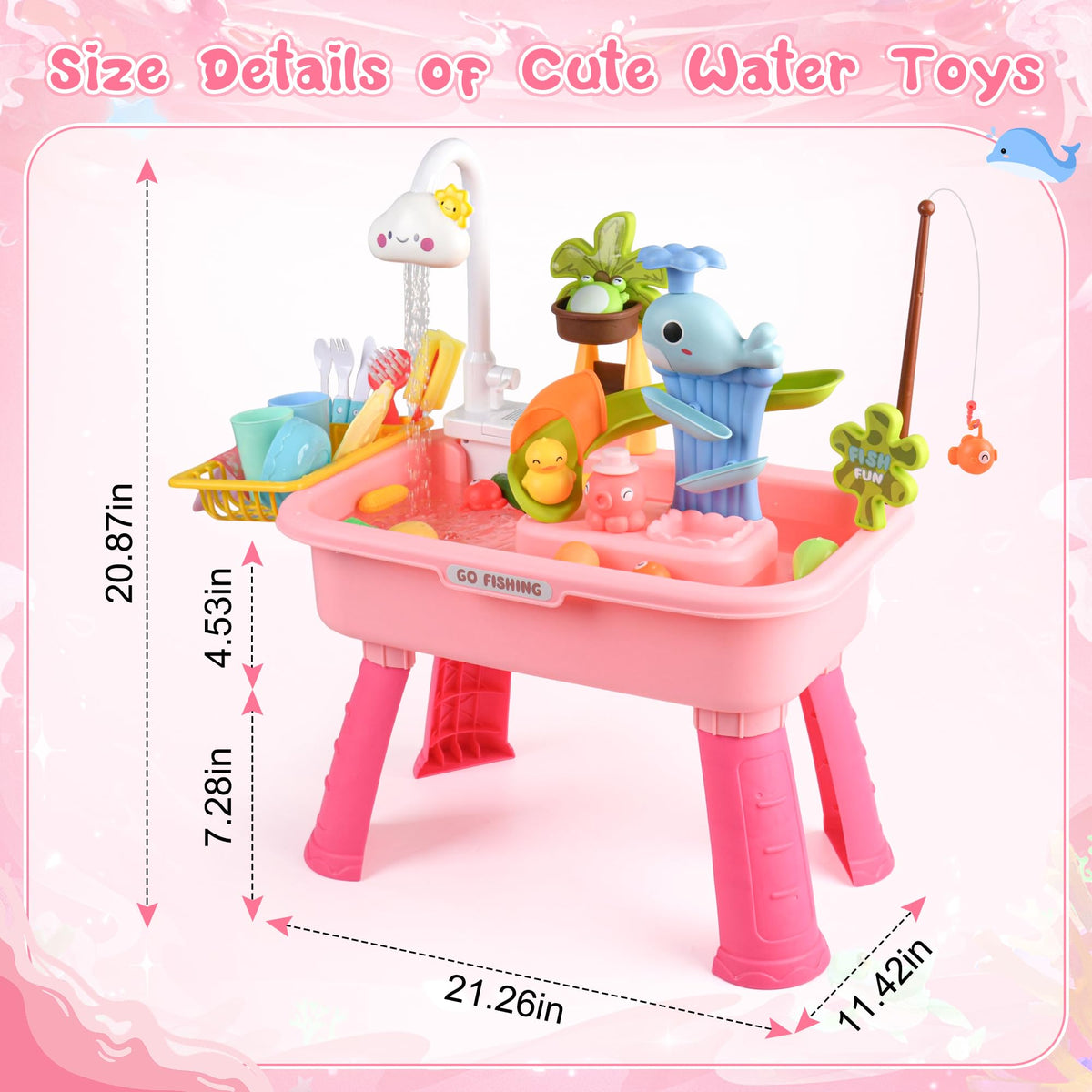 Ploomi 4-in-1 play station combines sand, water, kitchen sink for imaginative play
