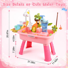 Ploomi 4-in-1 play station combines sand, water, kitchen sink for imaginative play